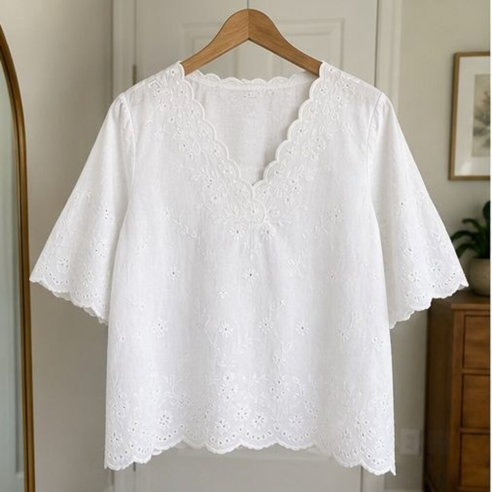 Ivory Puff Sleeve Top